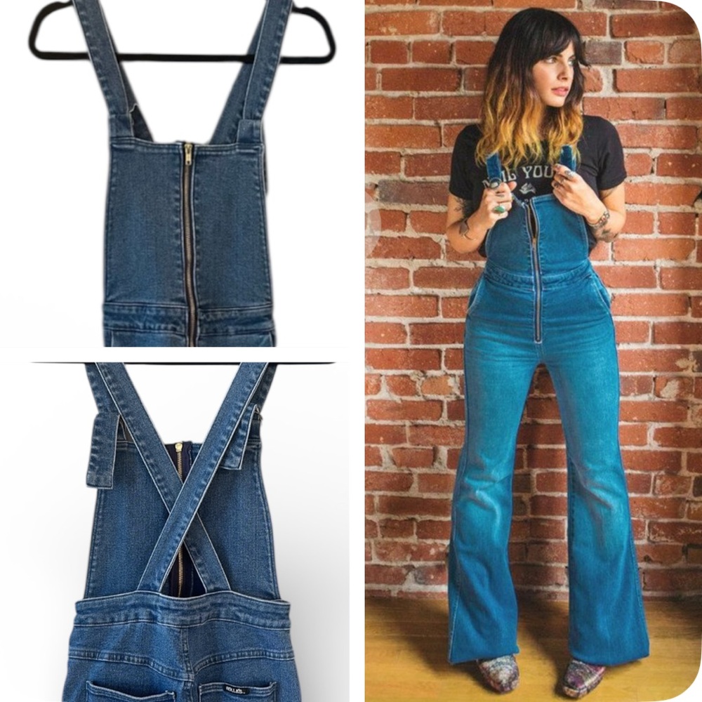 ROLLA's East Coast Flare Jean Overalls - XS(24) vintage boot cut wide leg